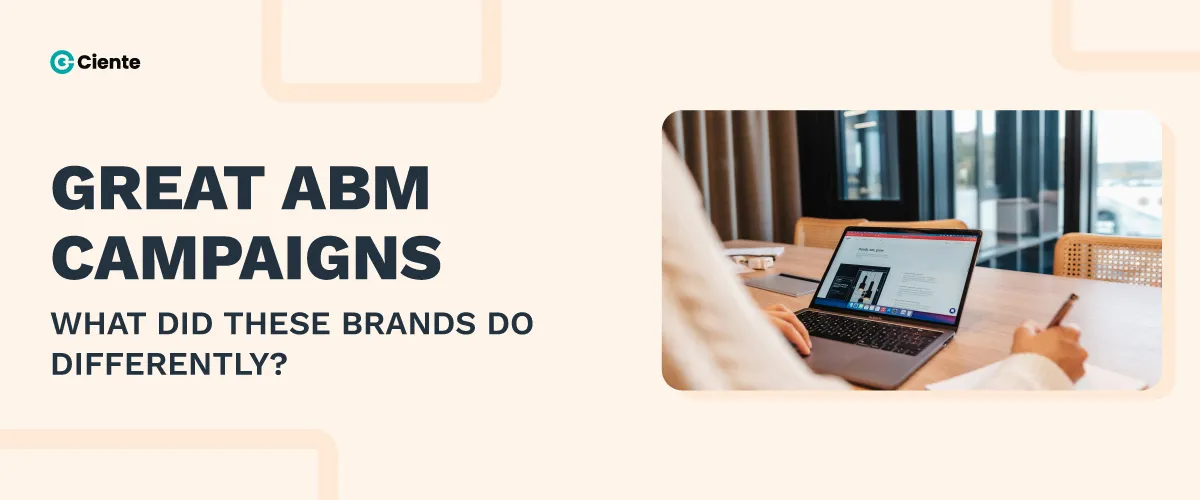 Ciente blog - ABM Campaign