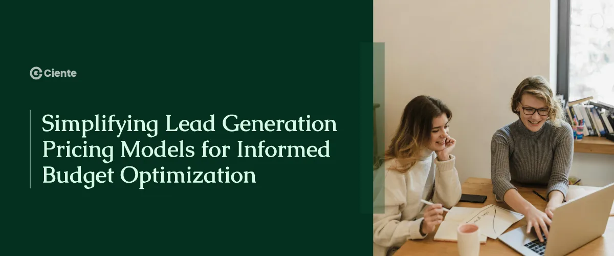 Simplifying Lead Generation Pricing Models for Budget Optimization