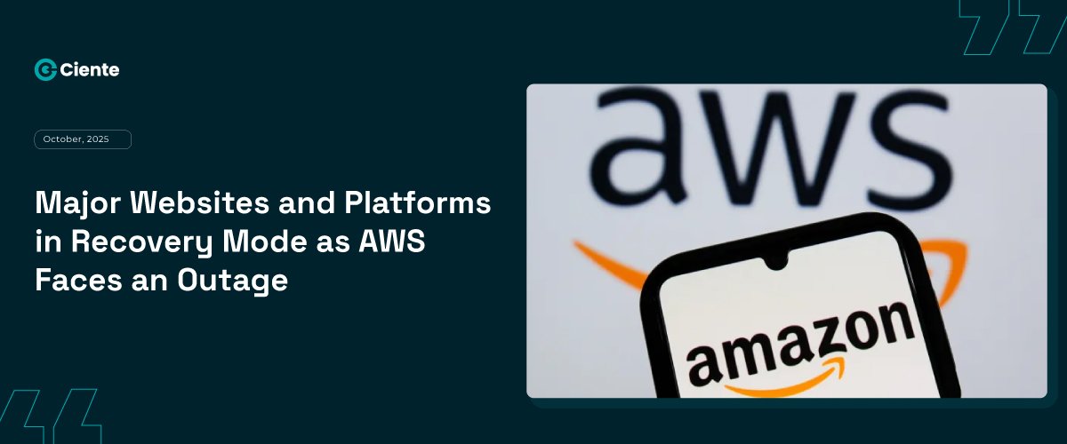 Major Websites and Platforms in Recovery Mode as AWS Faces an Outage