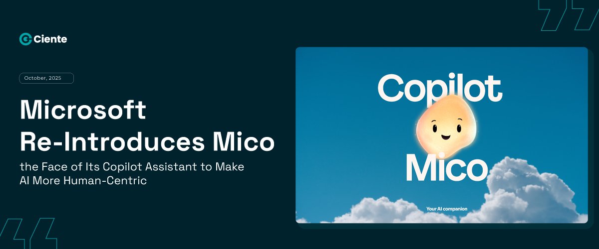 Microsoft Re-Introduces Mico, the Face of Its Copilot Assistant to Make AI More Human-Centric