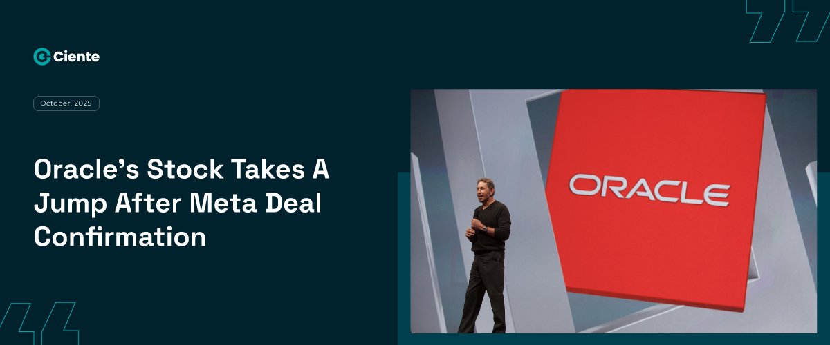 Oracle's Stock Takes A Jump After Meta Deal Confirmation