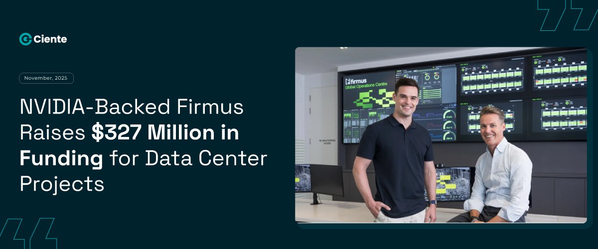 NVIDIA-Backed Firmus Raises $327 Million in Funding for Data Center Projects.